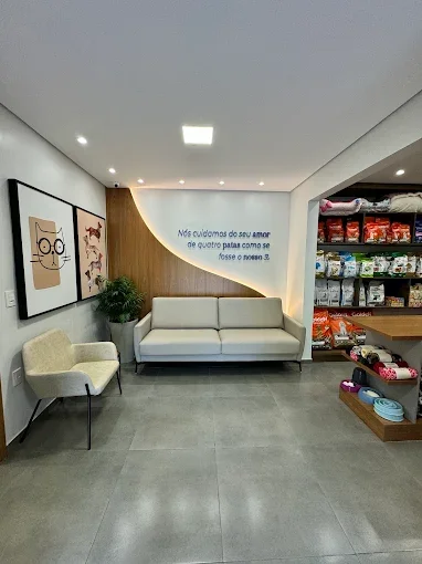 Recepção, Farmácia Veterinária e Pet Store da Scheid